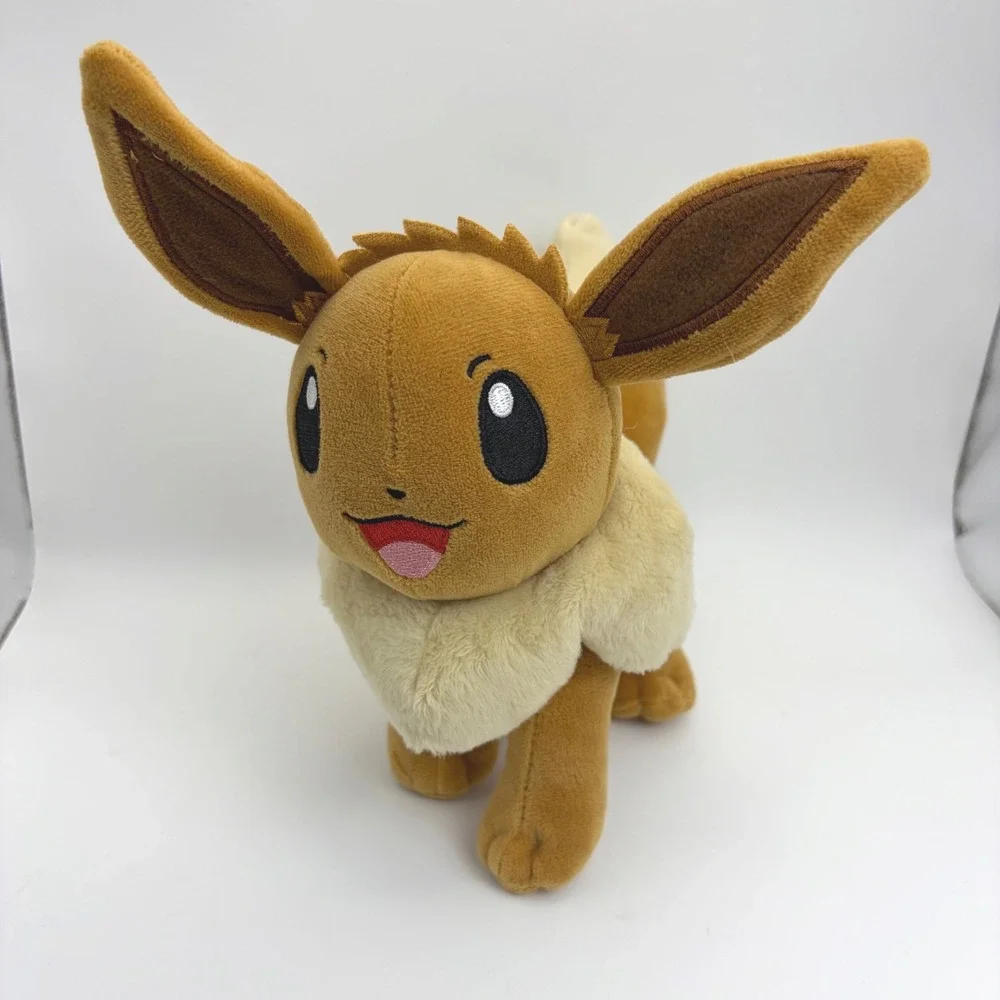 Pokemon‎ Eevee Plush Brown Stuffed Animal Toy Jazwares PKW4018-071023-WH 8 Inch
